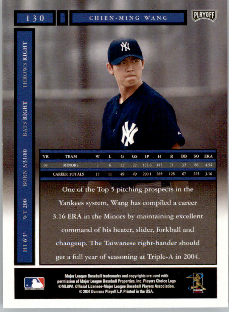 2004 Playoff Honors Baseball "Main Set" Cards #1 to #250 - Picture 261 of 433