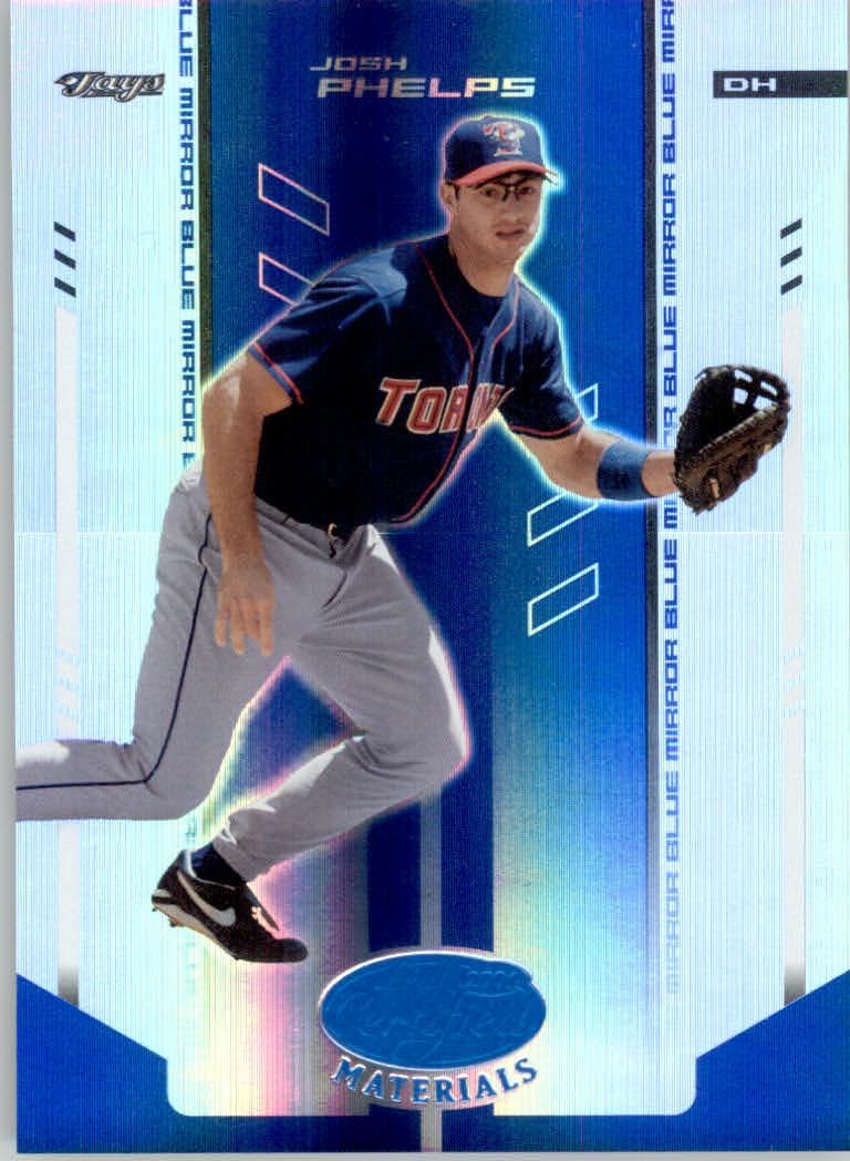2004 Leaf Certified Materials Baseball "Mirror Blue" Parallel Cards - Picture 7 of 20
