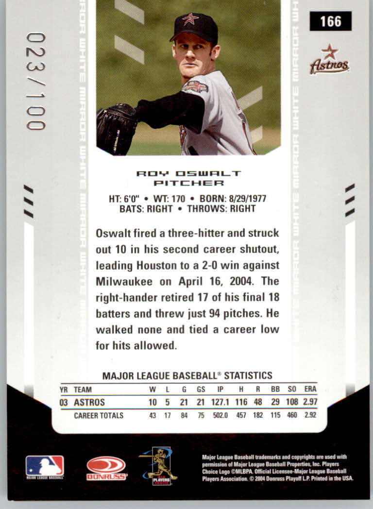 2004 Leaf Certified Materials Baseball "Mirror White" Parallel Cards - Picture 32 of 46