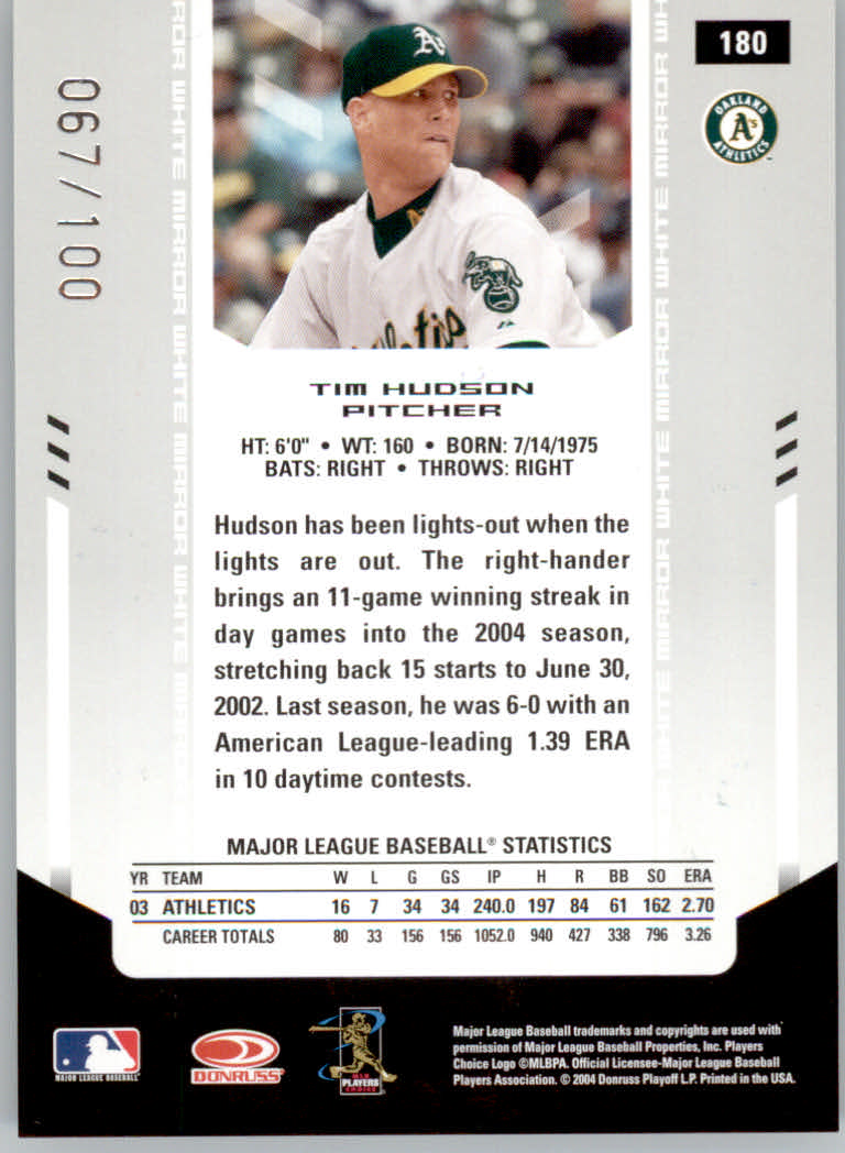 2004 Leaf Certified Materials Baseball "Mirror White" Parallel Cards - Picture 36 of 46