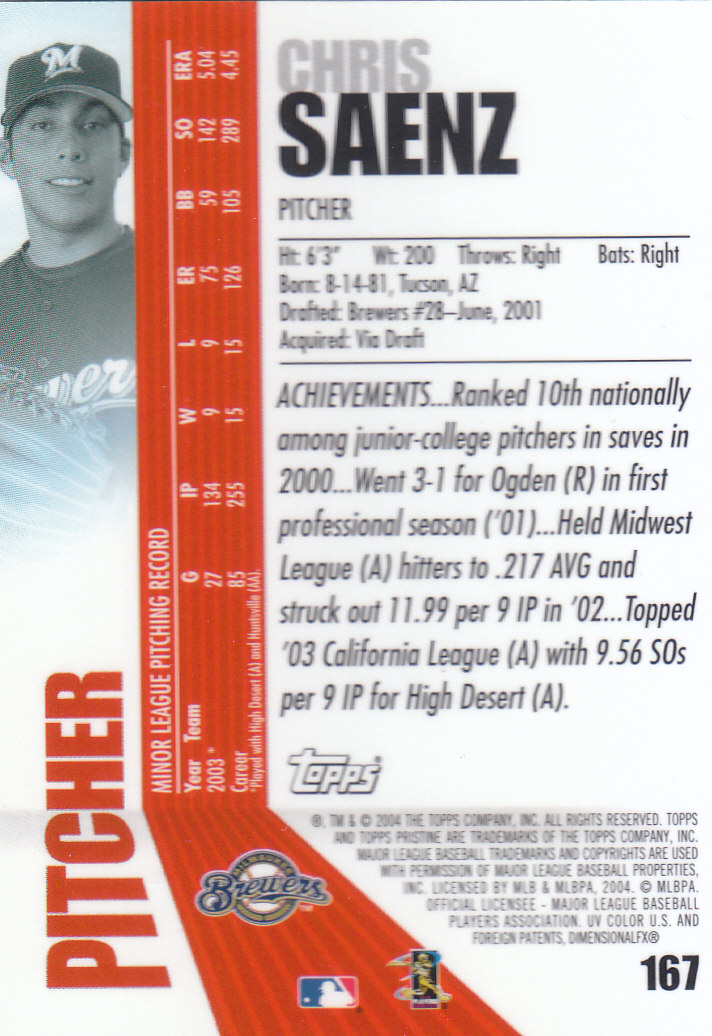 2004 Topps Pristine Baseball - Picture 121 of 155