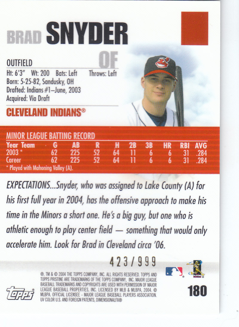 2004 Topps Pristine Baseball - Picture 129 of 155