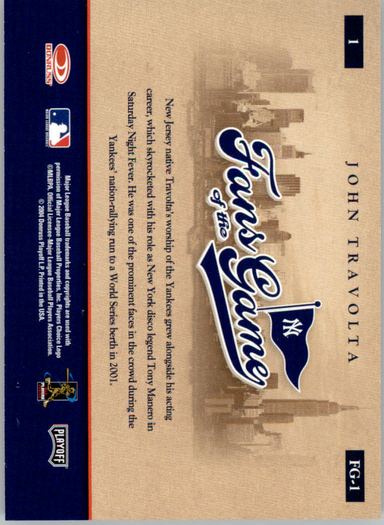 2004 Leather and Lumber Baseball "Naturals and Fans of the Game" Insert Cards - Picture 23 of 29