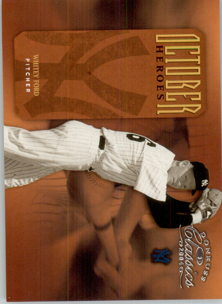 Tarjetas ""insertar e insertar paralelas"" de béisbol Donruss Classics 2004 - Imagen 118 de 123