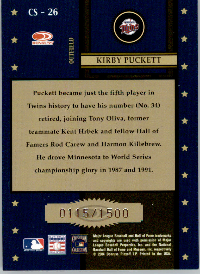 Tarjetas de inserción ""Century Stars"" de béisbol Throwback Threads 2004 - Imagen 19 de 33