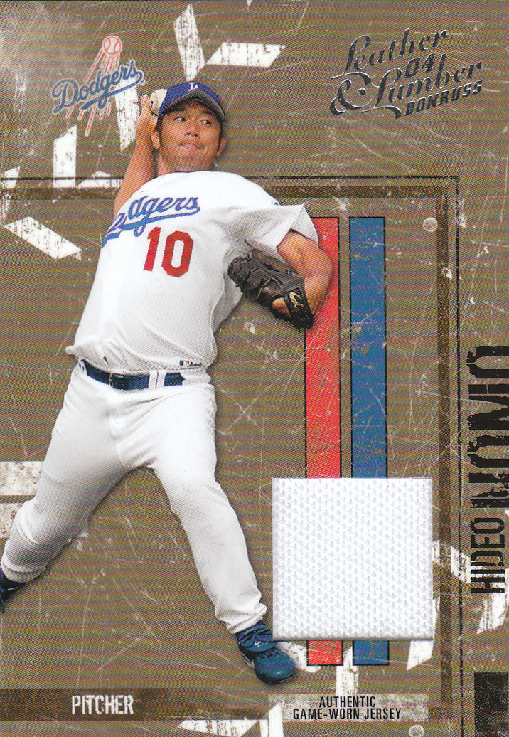 2004 Leather and Lumber Baseball "Materials and Signatures" Insert Cards - Bild 2 von 9