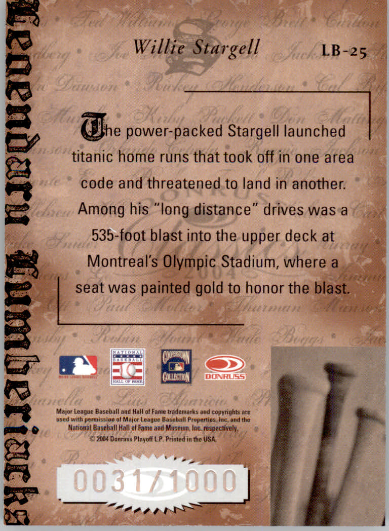Tarjetas ""insertar e insertar paralelas"" de béisbol Donruss Classics 2004 - Imagen 31 de 123