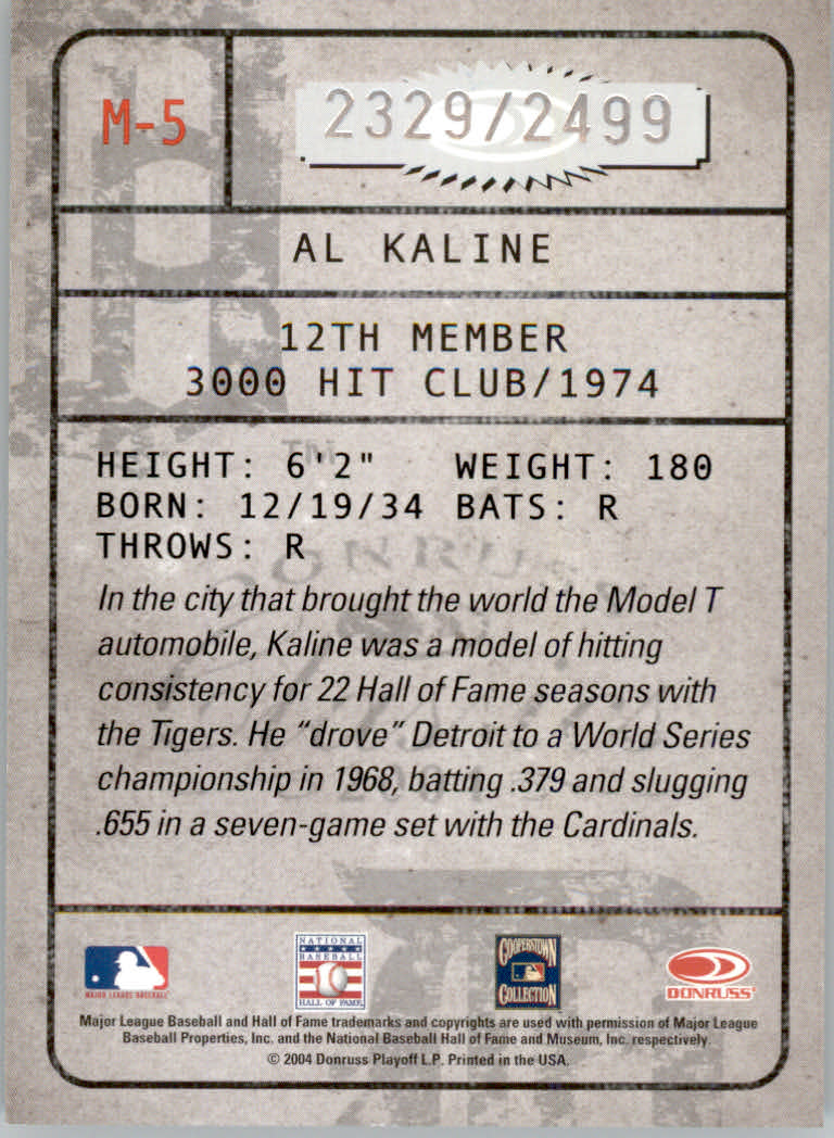 Tarjetas ""insertar e insertar paralelas"" de béisbol Donruss Classics 2004 - Imagen 77 de 123