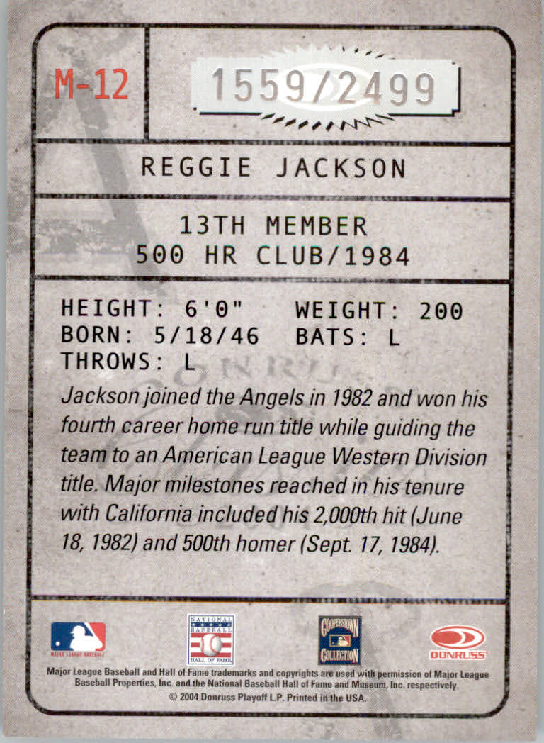 Tarjetas ""insertar e insertar paralelas"" de béisbol Donruss Classics 2004 - Imagen 91 de 123