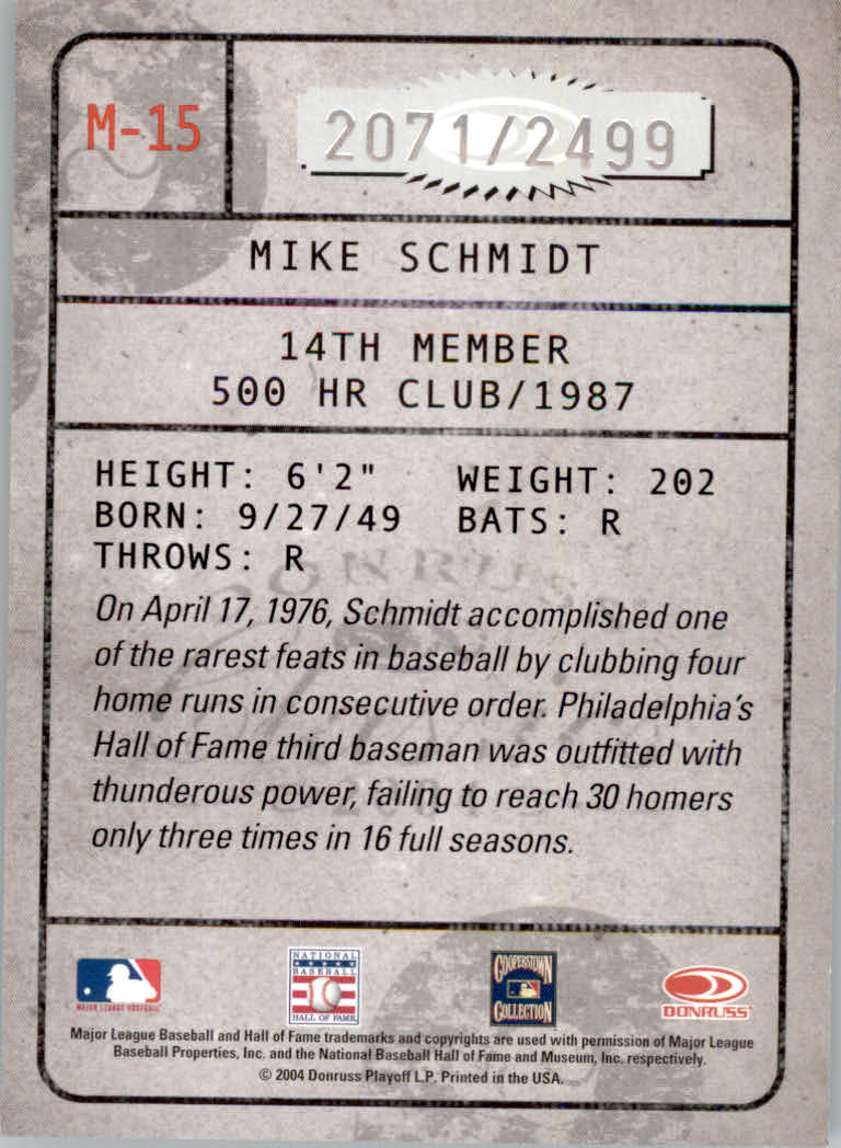 Tarjetas ""insertar e insertar paralelas"" de béisbol Donruss Classics 2004 - Imagen 97 de 123