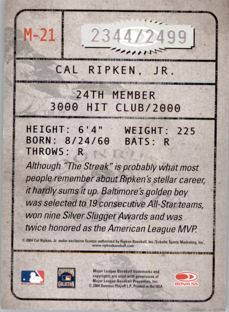 Tarjetas ""insertar e insertar paralelas"" de béisbol Donruss Classics 2004 - Imagen 109 de 123