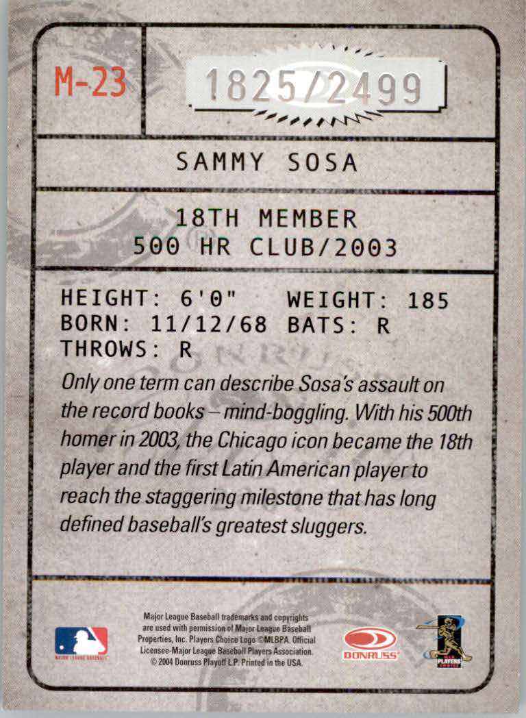 Tarjetas ""insertar e insertar paralelas"" de béisbol Donruss Classics 2004 - Imagen 113 de 123