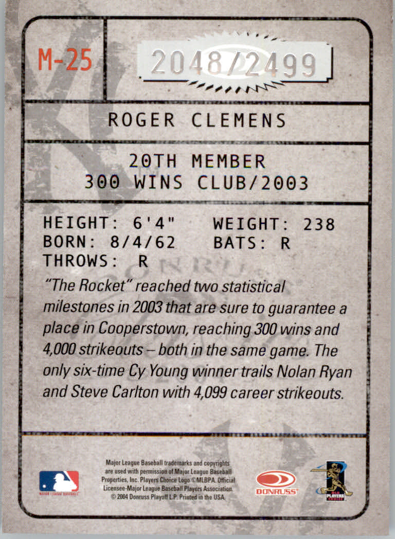 Tarjetas ""insertar e insertar paralelas"" de béisbol Donruss Classics 2004 - Imagen 117 de 123