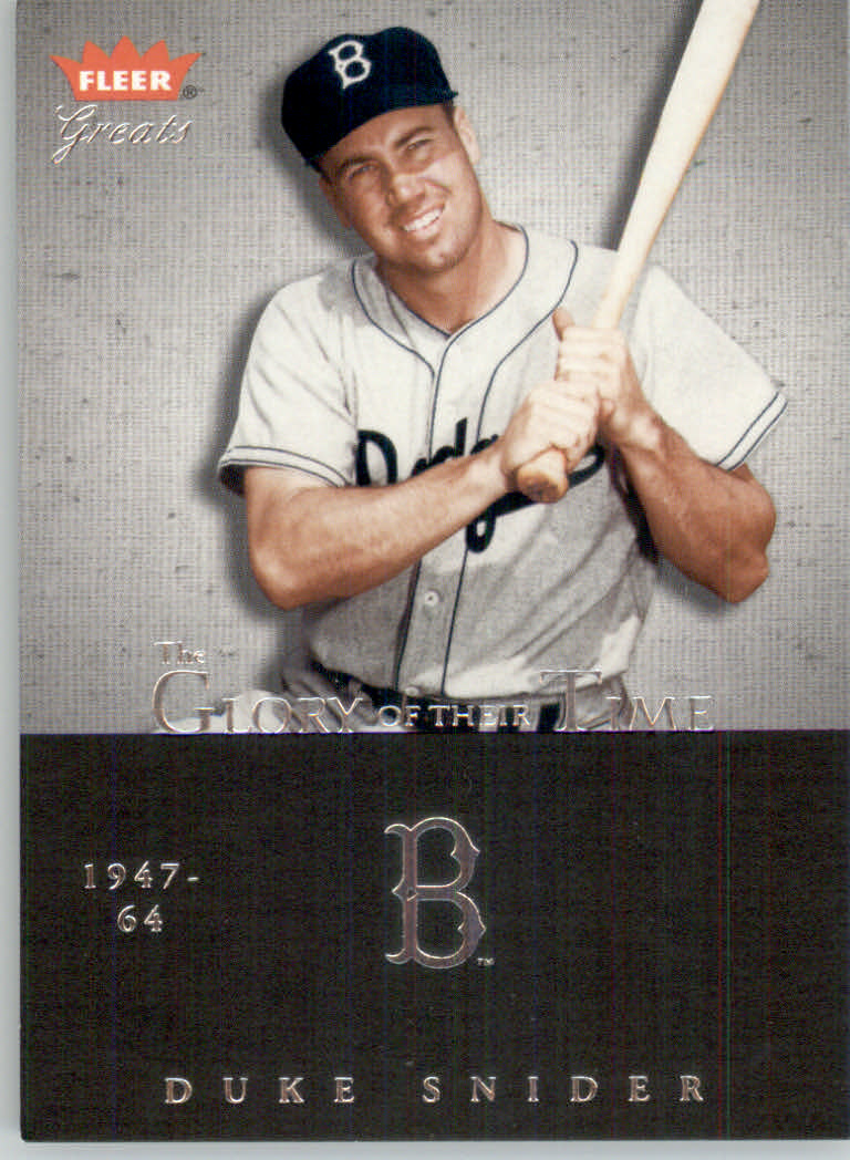 2004 Greats of the Game (Fleer) Baseball "Insert" Cards - Picture 48 of 57