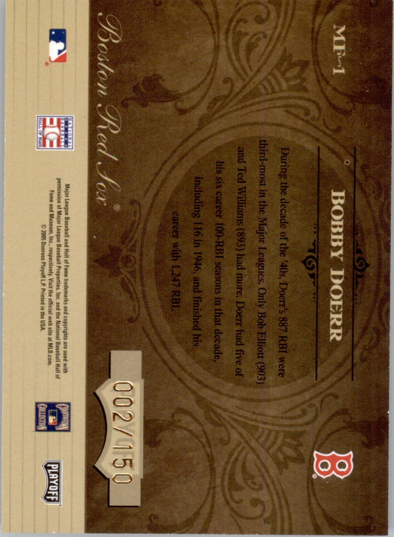 Tarjetas de inserto de béisbol Absolute Memorabilia 2005 ""Héroes y marcas de fama - Imagen 26 de 32