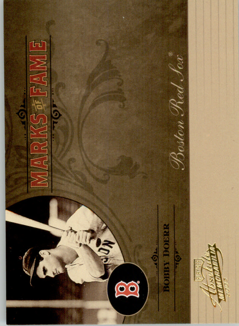 Tarjetas de inserto de béisbol Absolute Memorabilia 2005 ""Héroes y marcas de fama - Imagen 25 de 32