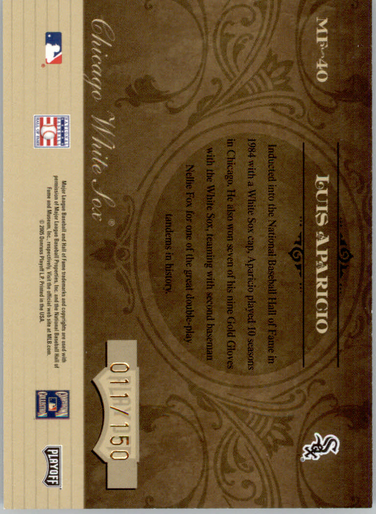Tarjetas de inserto de béisbol Absolute Memorabilia 2005 ""Héroes y marcas de fama - Imagen 32 de 32