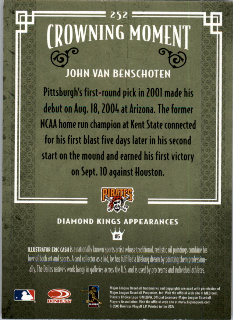 thumbnail 169  - 2005 Diamond Kings Framed Red Baseball Card Pick