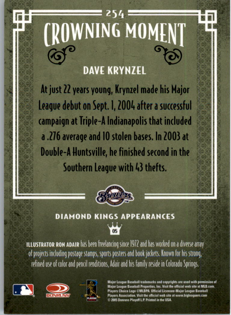 thumbnail 173  - 2005 Diamond Kings Framed Red Baseball Card Pick