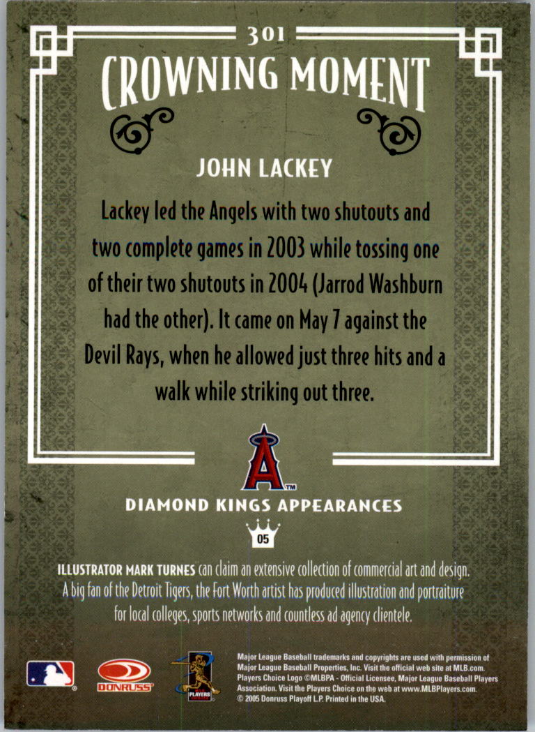 thumbnail 201  - 2005 Diamond Kings Framed Red Baseball Card Pick