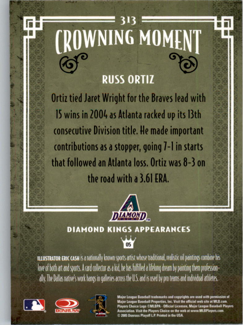 thumbnail 216  - 2005 Diamond Kings Framed Red Baseball Card Pick