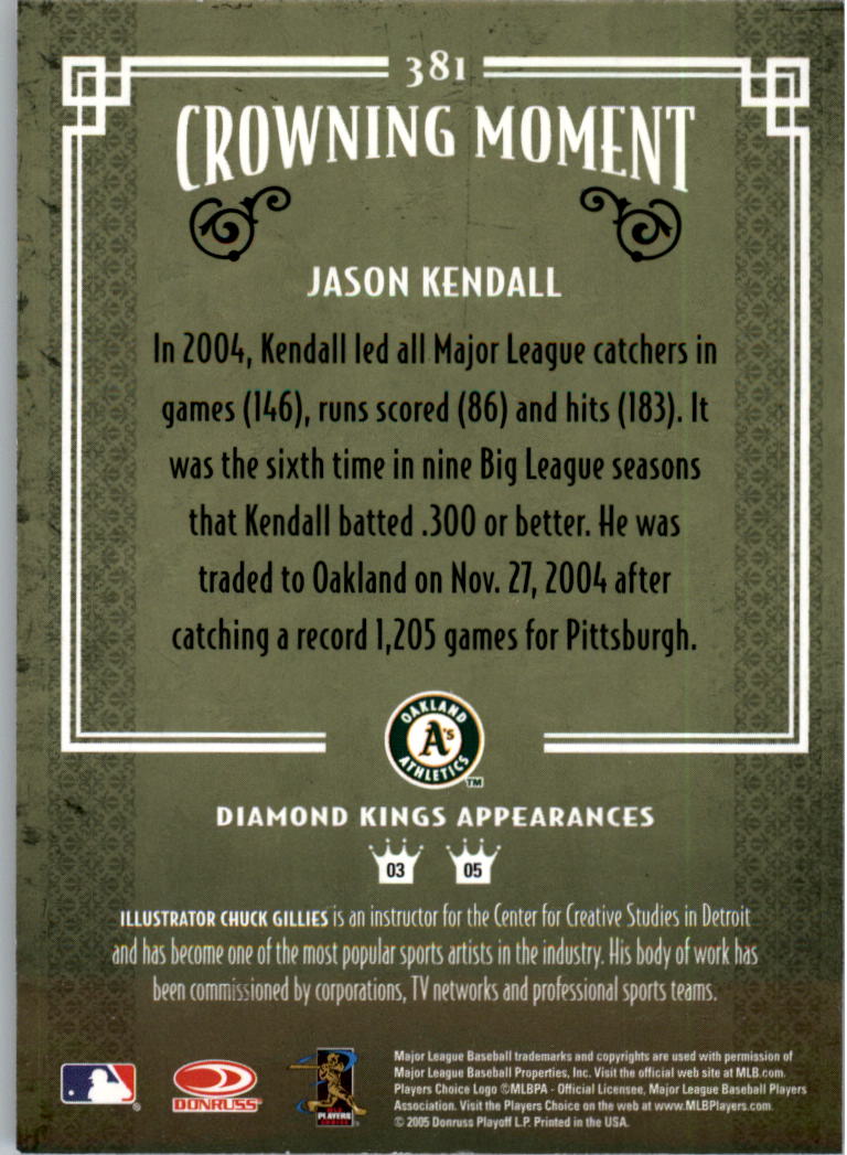 thumbnail 266  - 2005 Diamond Kings Framed Red Baseball Card Pick