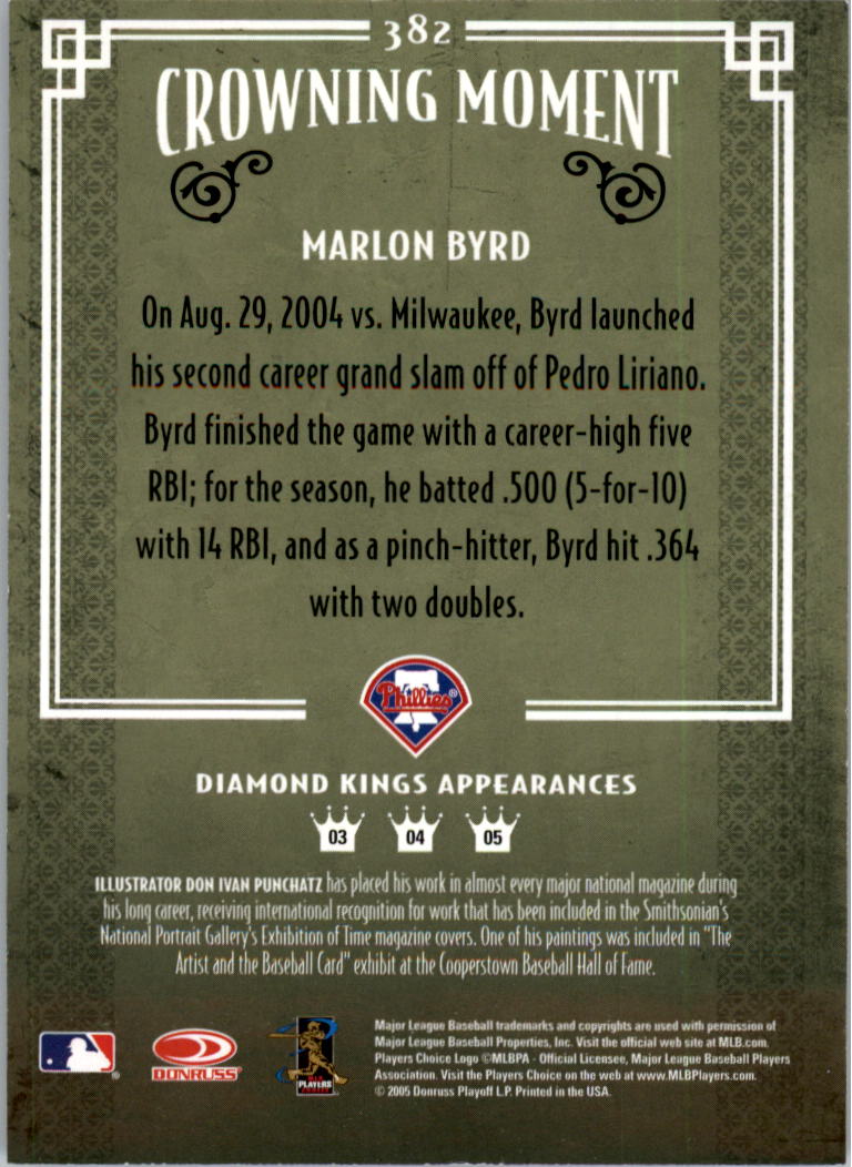 thumbnail 268  - 2005 Diamond Kings Framed Red Baseball Card Pick