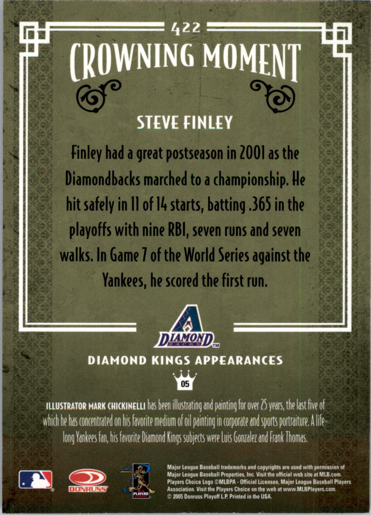 thumbnail 304  - 2005 Diamond Kings Framed Red Baseball Card Pick
