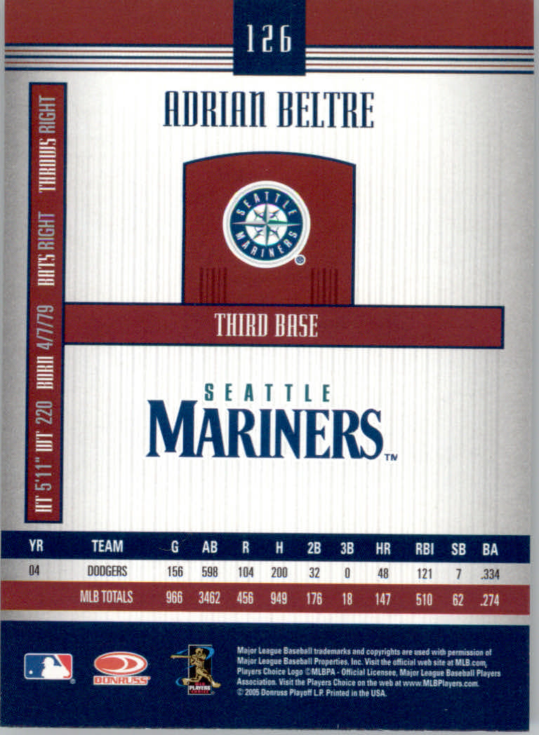 Juego principal"" de tarjetas de béisbol Donruss Signature 2005 - Imagen 25 de 39
