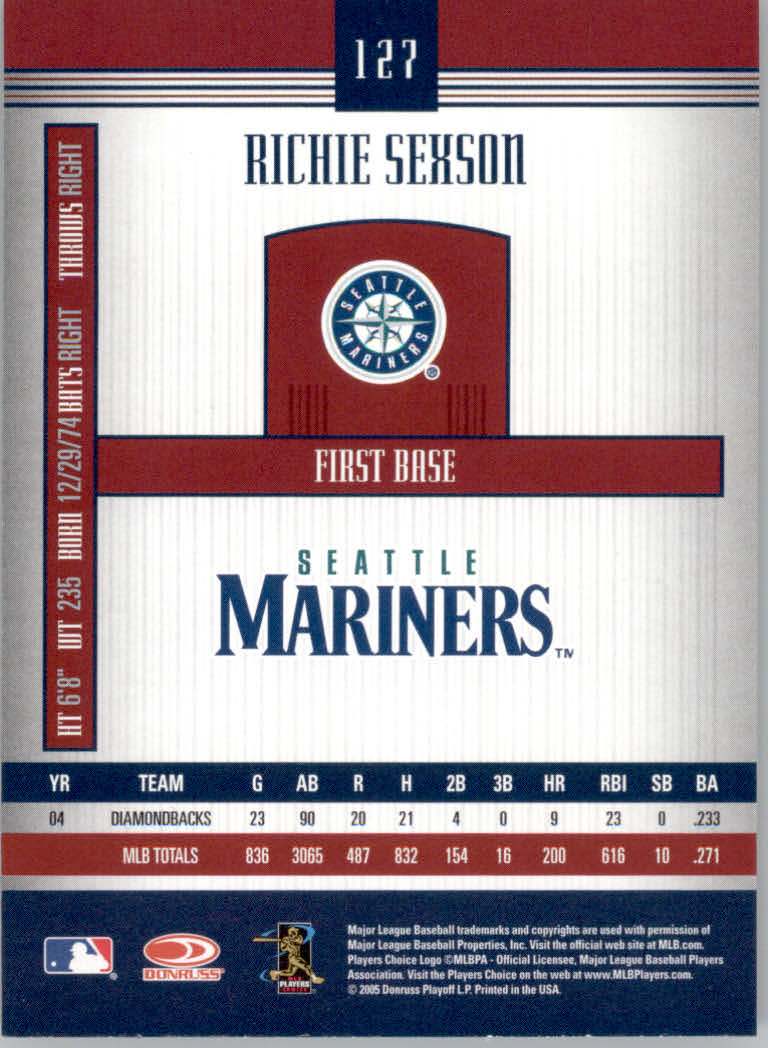 Juego principal"" de tarjetas de béisbol Donruss Signature 2005 - Imagen 27 de 39