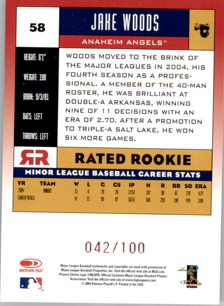 Carte "Parallele" Donruss Baseball 2005 - Foto 5 di 83