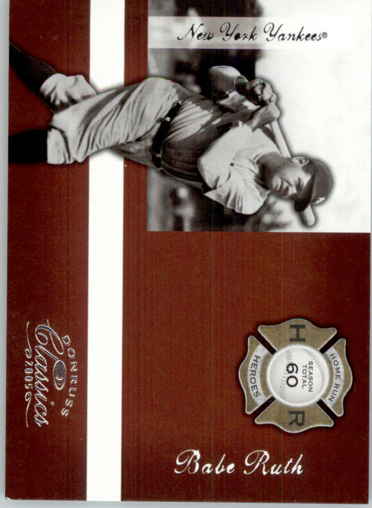 Donruss Classics Baseball 2005 "Home Run Heroes" inserto e carte parallele - Foto 4 di 87