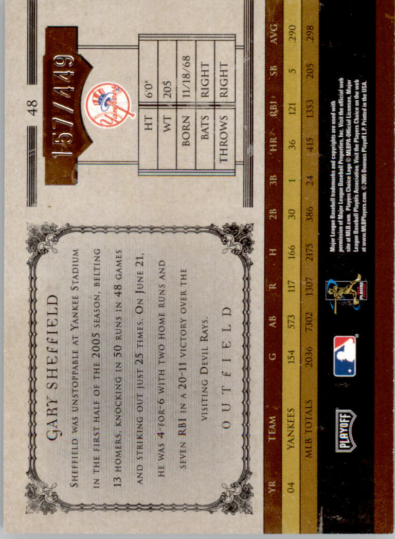 2005 Prime Cuts Baseball Cards - Picture 35 of 71