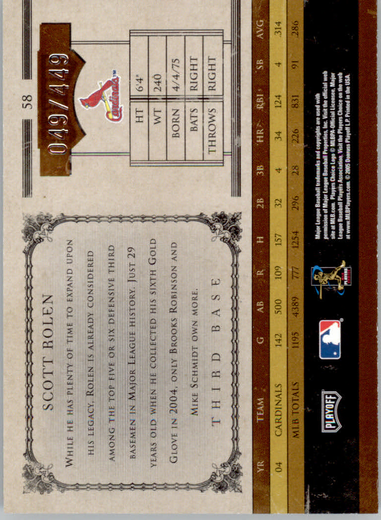 2005 Prime Cuts Baseball Cards - Picture 43 of 71