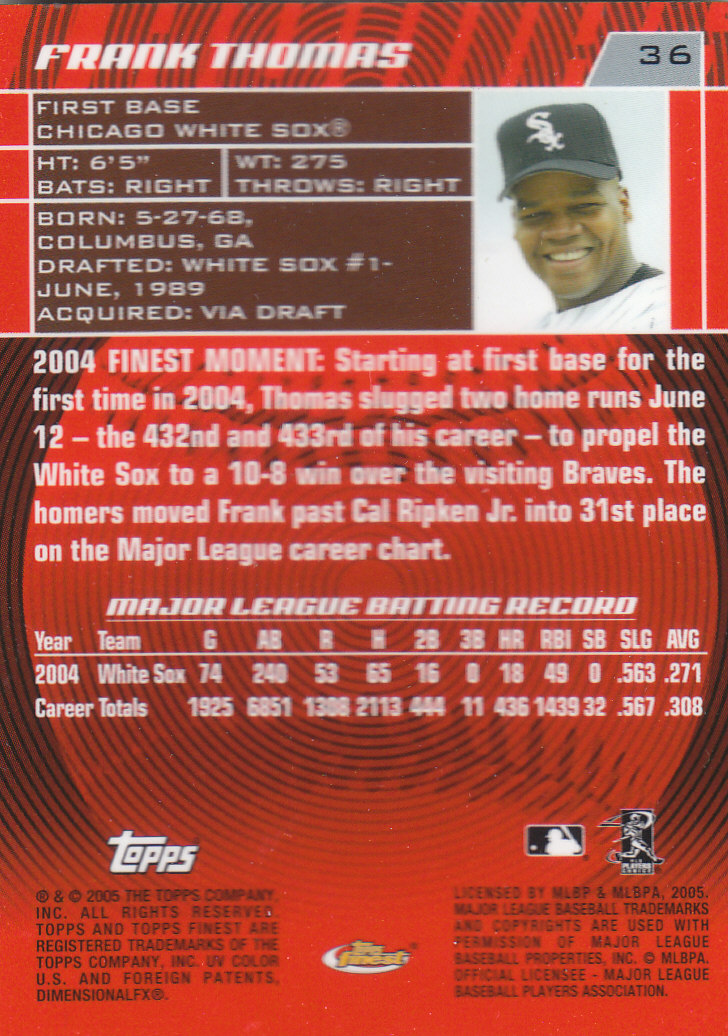 2005 Finest Baseball - Picture 51 of 239