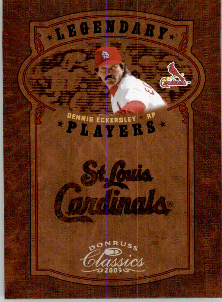 Tarjetas de inserción ""Legendary Lemberjacks and Players"" de béisbol Donruss Classics 2005 - Imagen 120 de 133