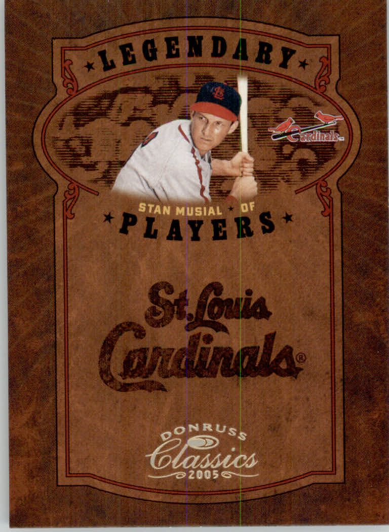 Tarjetas de inserción ""Legendary Lemberjacks and Players"" de béisbol Donruss Classics 2005 - Imagen 126 de 133