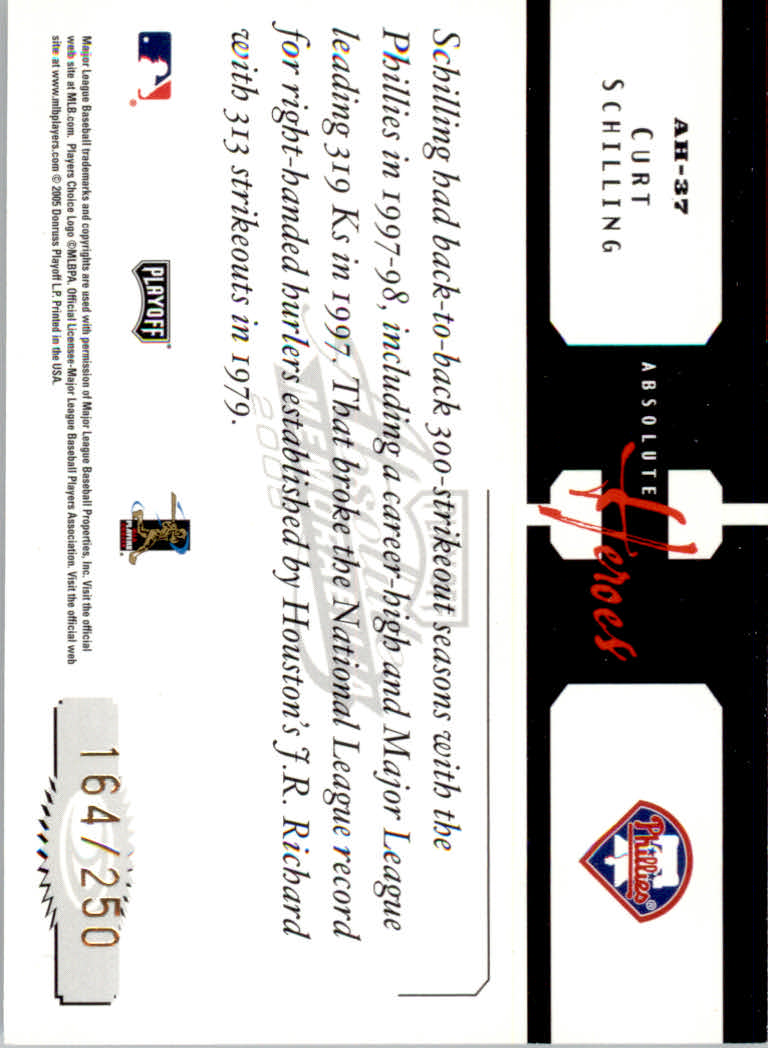 Tarjetas de inserto de béisbol Absolute Memorabilia 2005 ""Héroes y marcas de fama - Imagen 12 de 32