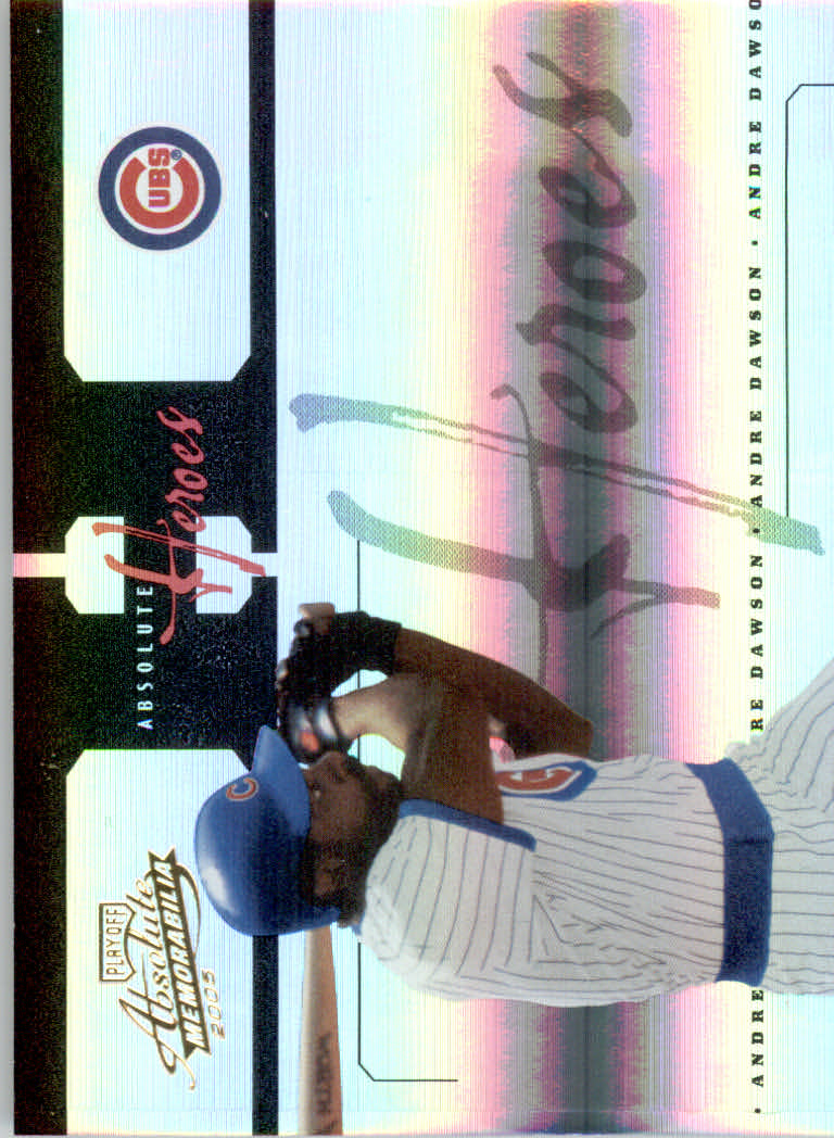 Tarjetas de inserto de béisbol Absolute Memorabilia 2005 ""Héroes y marcas de fama - Imagen 19 de 32