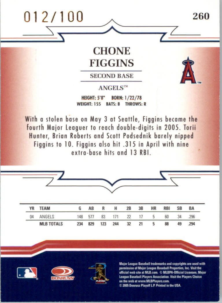 Tarjetas paralelas de béisbol Throwback Threads 2005 "Gold Century Proof" - Imagen 9 de 11