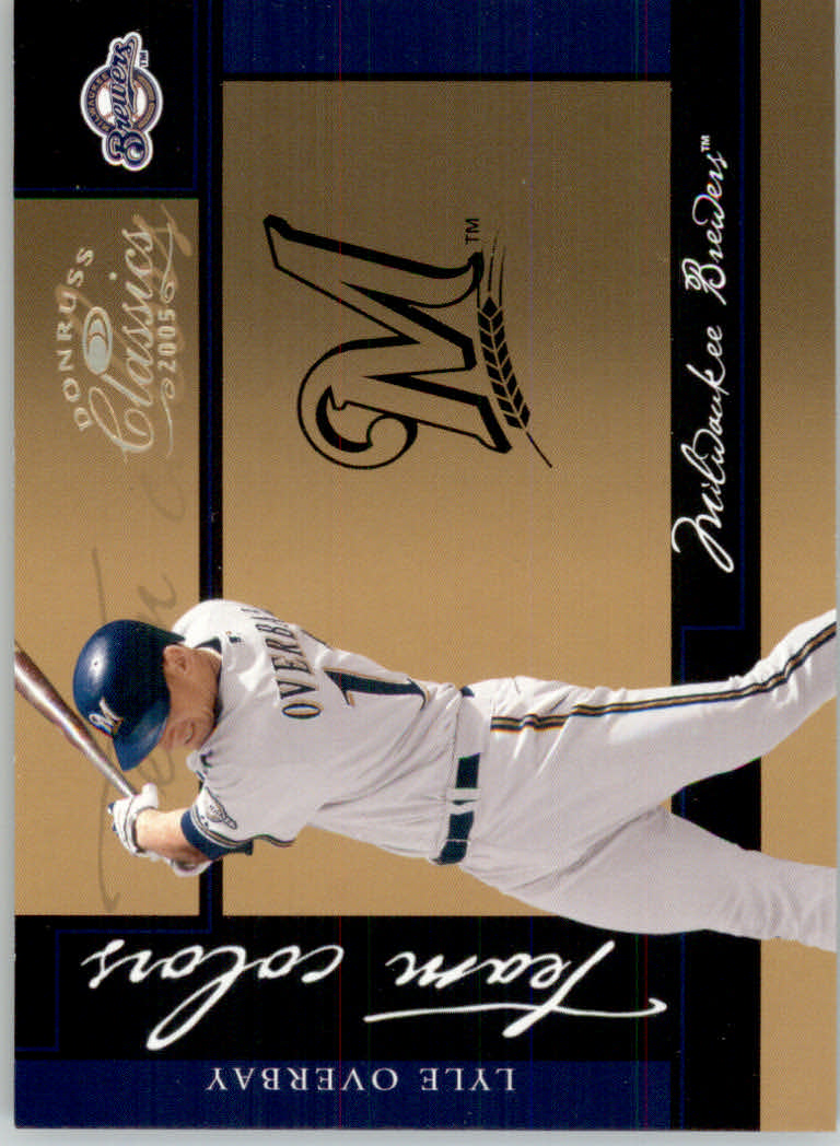 2005 Donruss Classics Baseball "Team Colors" Insert and Insert Parallel Cards - Picture 76 of 77