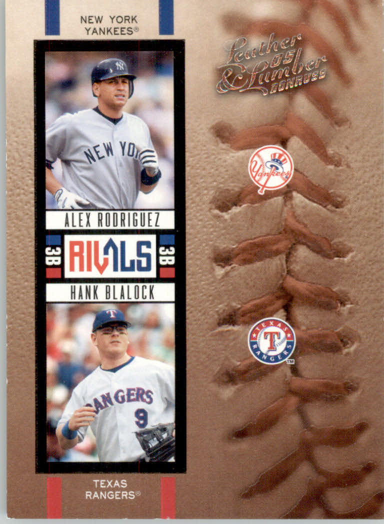 2005 Leather and Lumber Baseball "Naturals and Rivals" Insert Cards - Picture 44 of 66