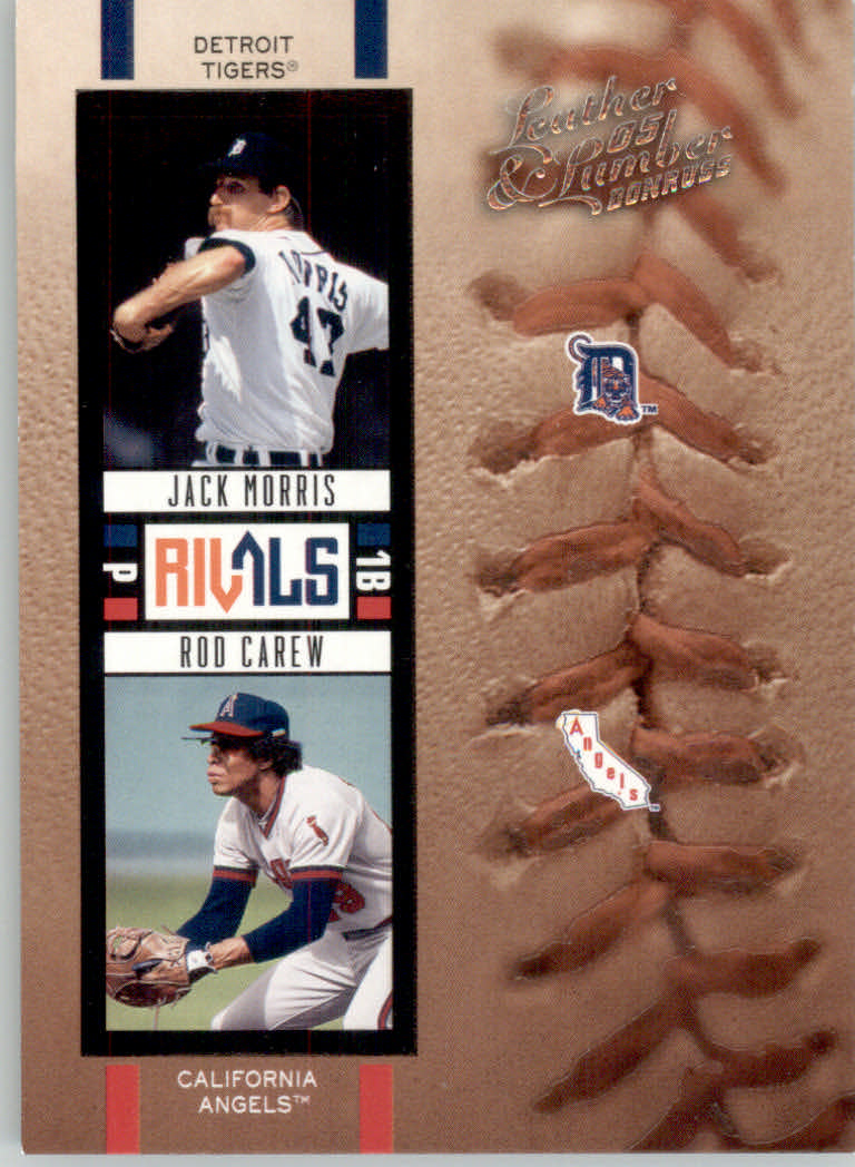 2005 Leather and Lumber Baseball "Naturals and Rivals" Insert Cards - Picture 57 of 66