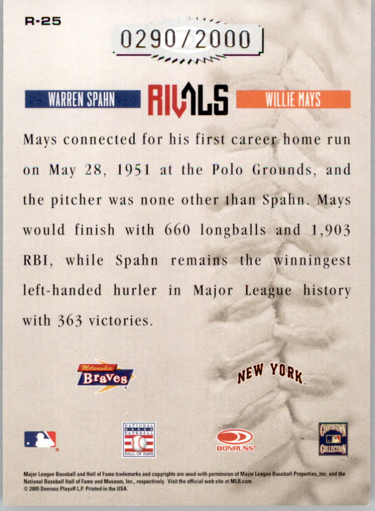 2005 Leather and Lumber Baseball "Naturals and Rivals" Insert Cards - Picture 66 of 66