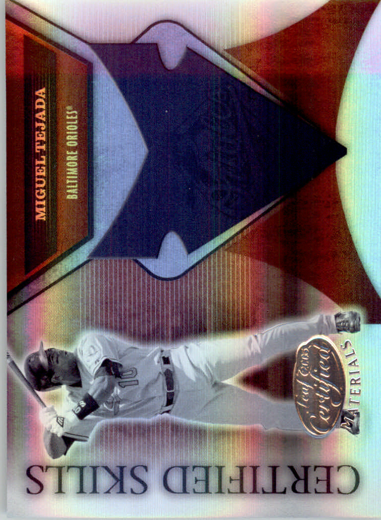 2005 Leaf Certified Materials Baseball "Skills" Insert and Mirror Cards - Picture 70 of 75