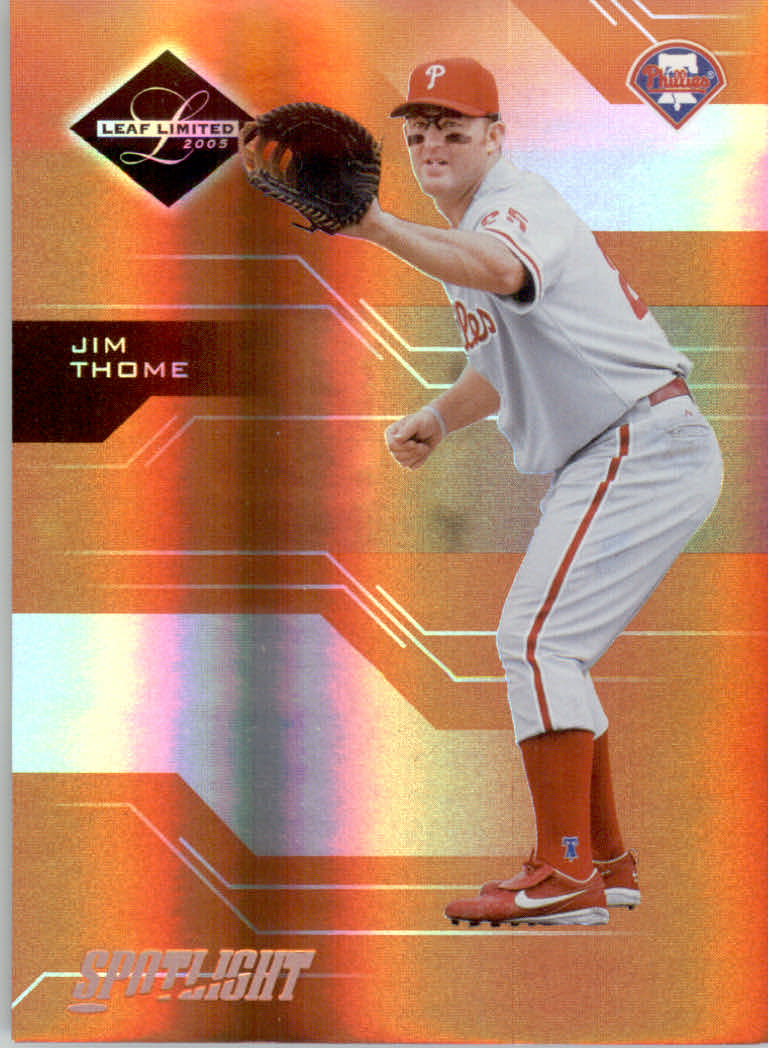 Carte Parallele "Spotlight" Baseball Limited Leaf 2005 - Foto 4 di 65