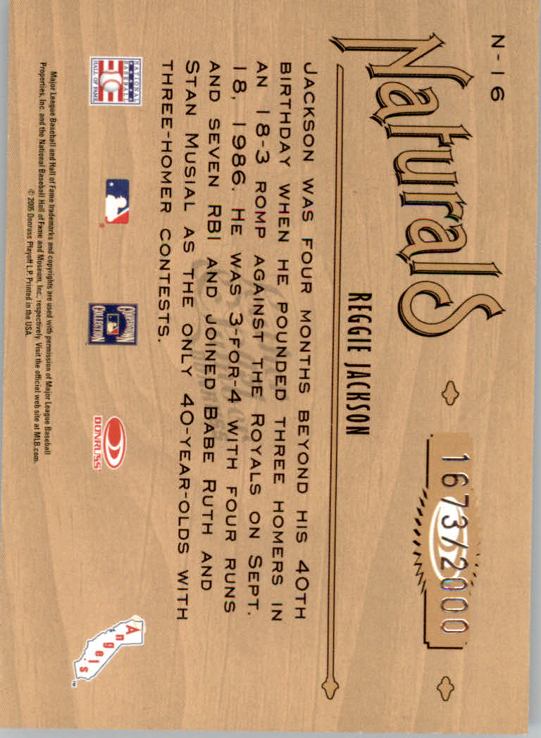 2005 Leather and Lumber Baseball "Naturals and Rivals" Insert Cards - Picture 23 of 66