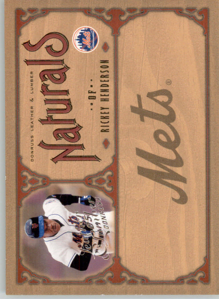 2005 Leather and Lumber Baseball "Naturals and Rivals" Insert Cards - Picture 24 of 66