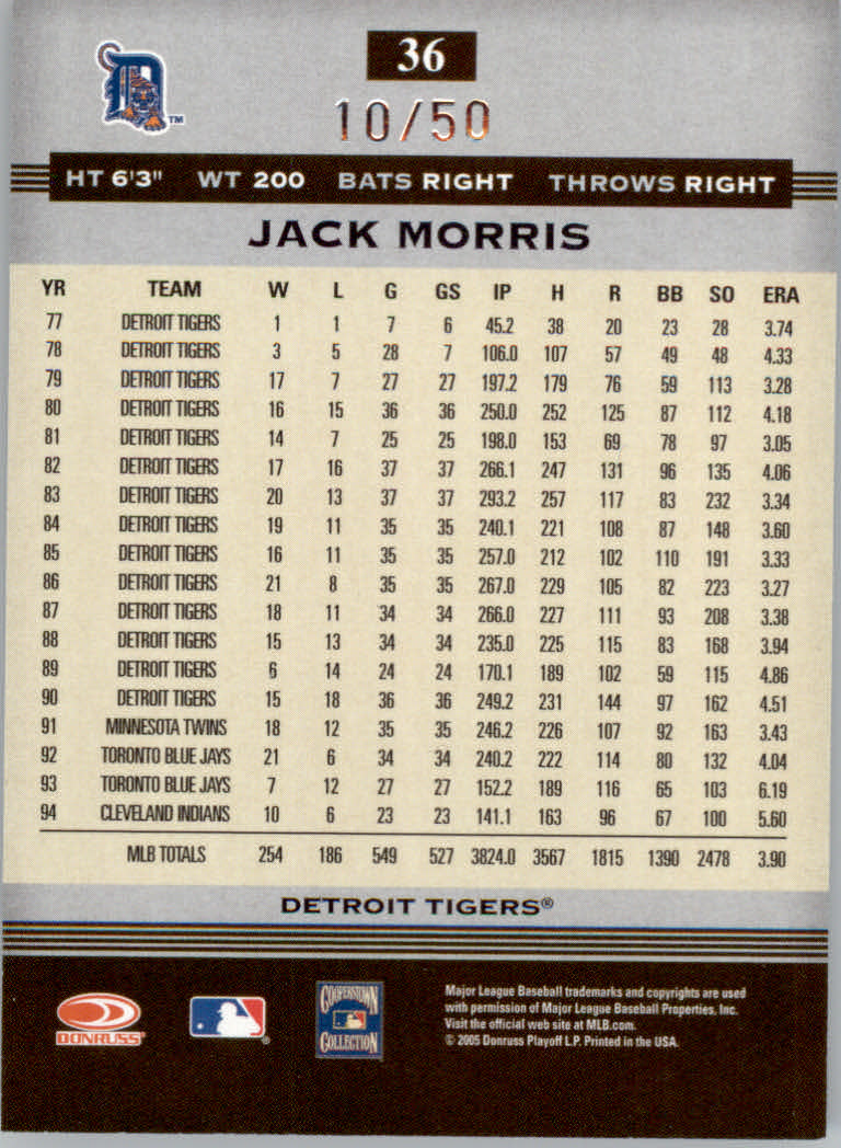 2005 Donruss Greats Baseball "Holofoil" Parallel Cards - Picture 7 of 93