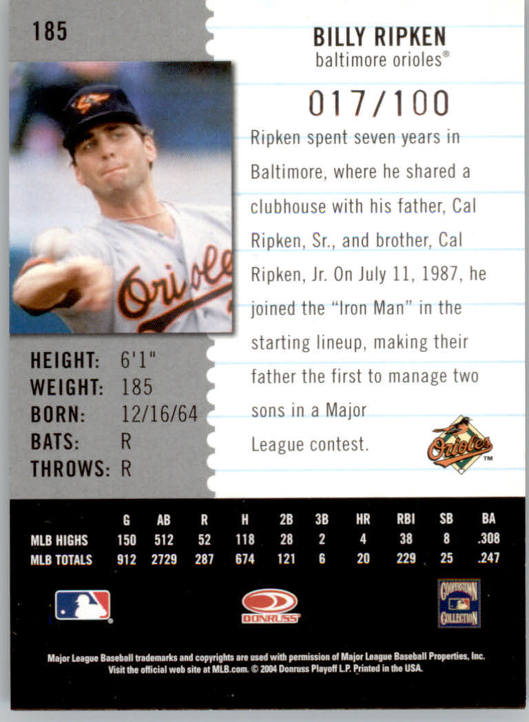 2005 Leaf Century Baseball "Post Marks" Parallel Cards - Picture 17 of 17